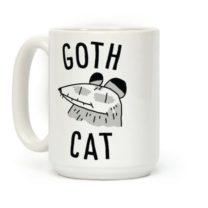 Goth Cat Coffee Mug