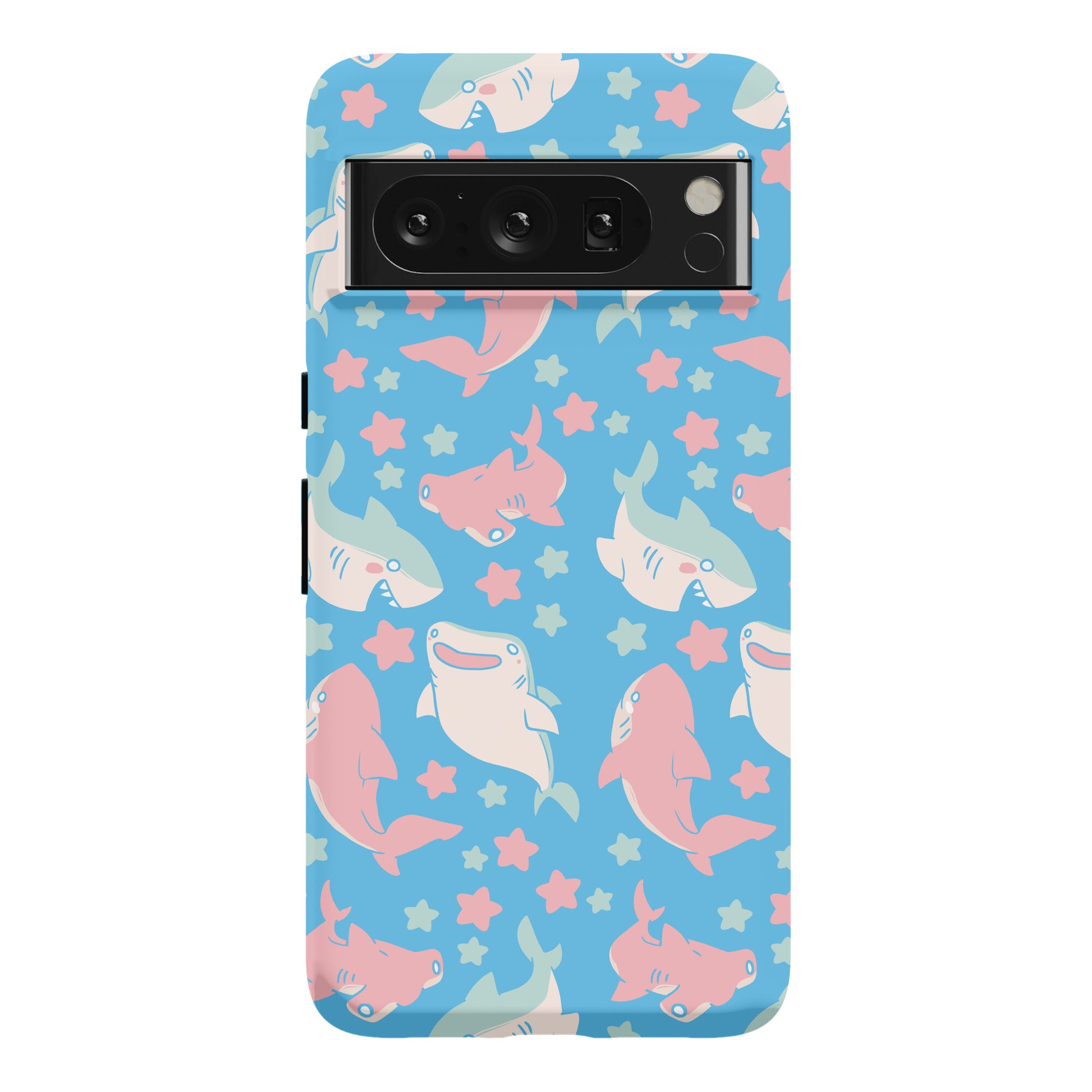 Happy Shark Pattern Phone Case