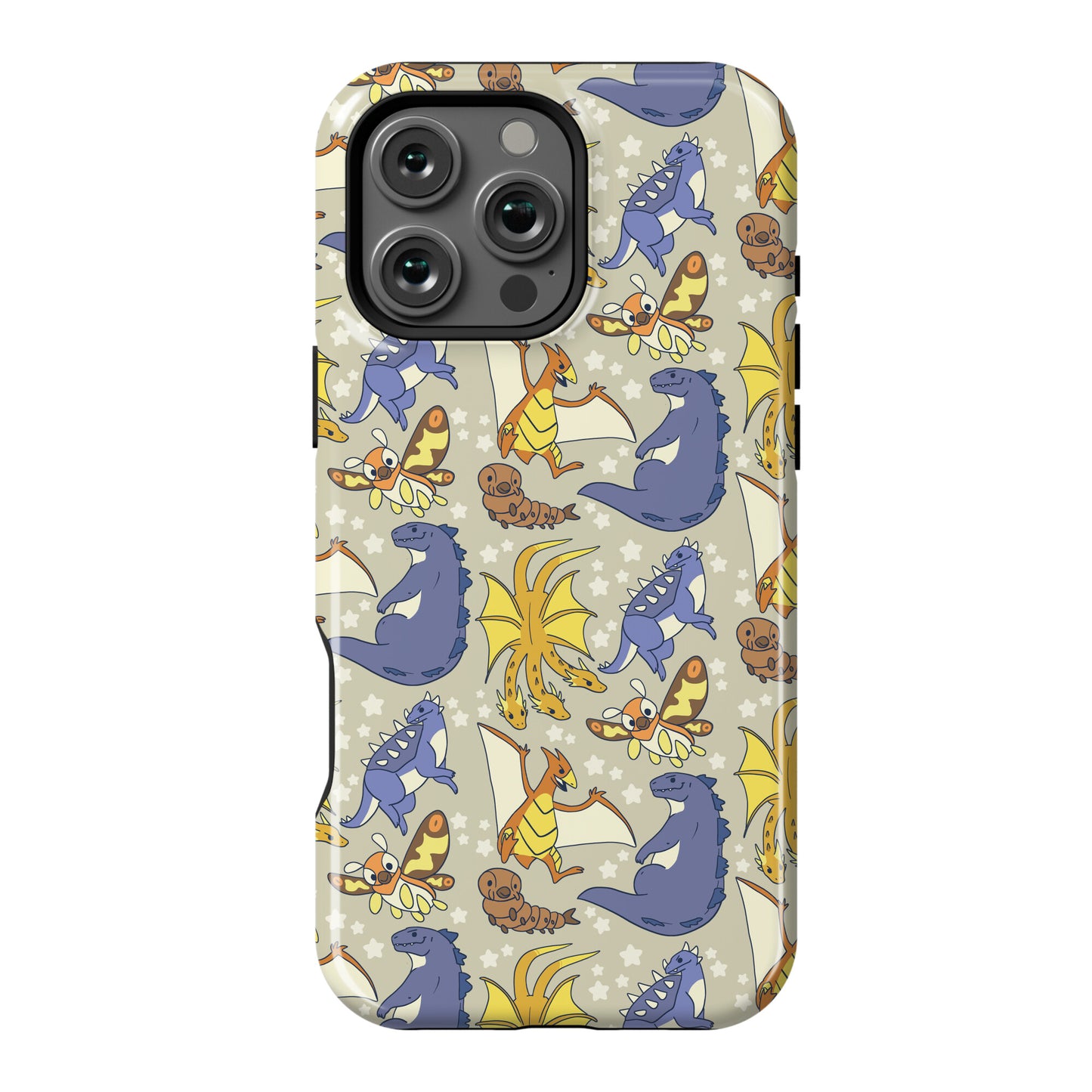 Godzilla and Friends Pattern Phone Case