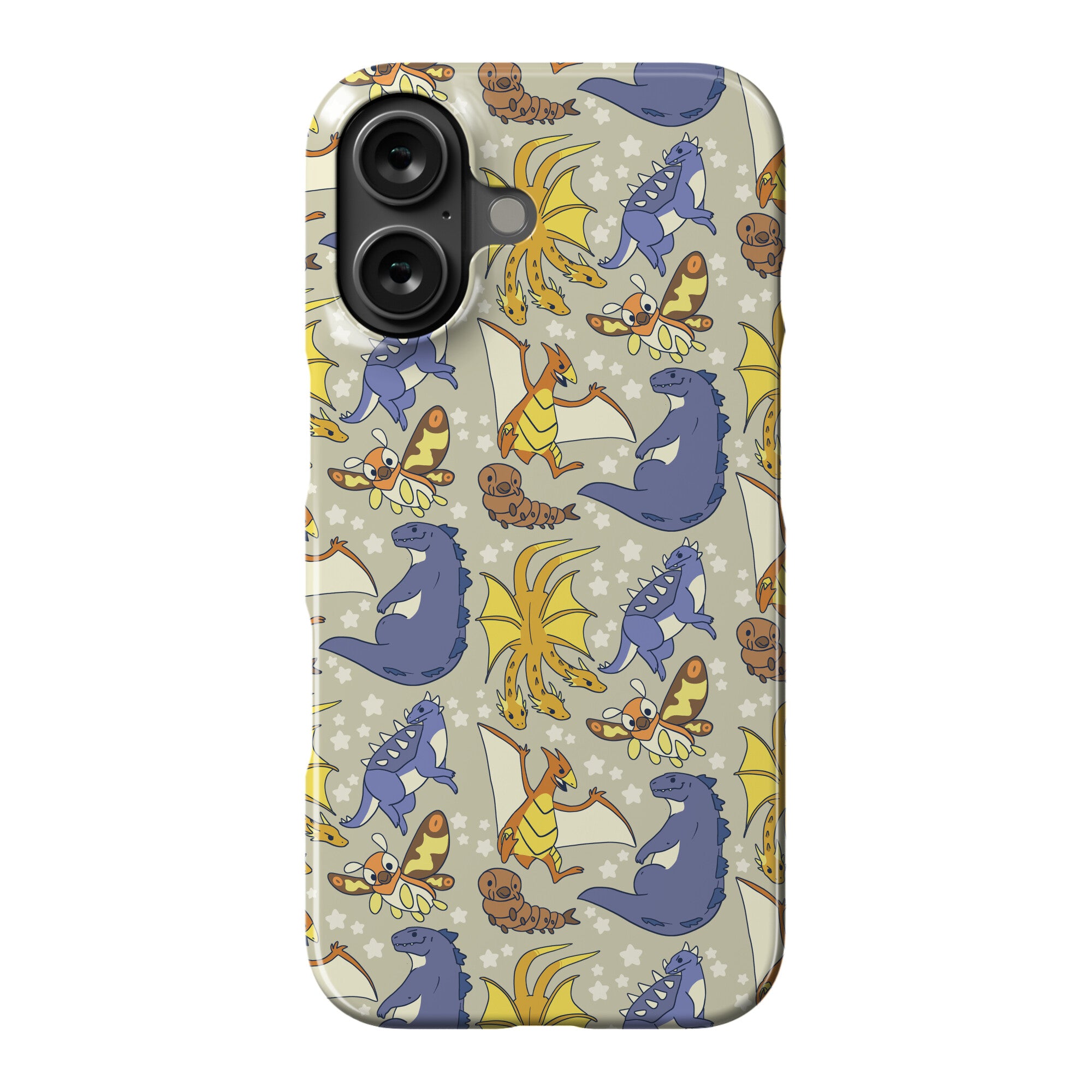 Godzilla and Friends Pattern Phone Case