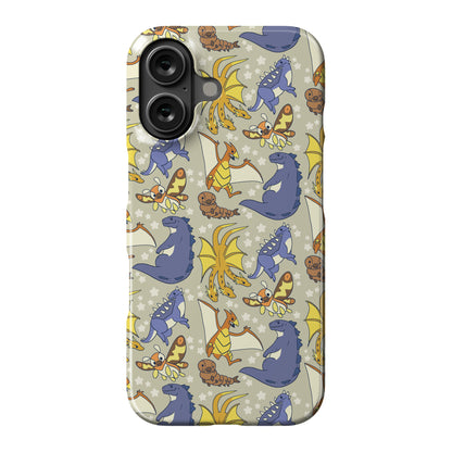 Godzilla and Friends Pattern Phone Case