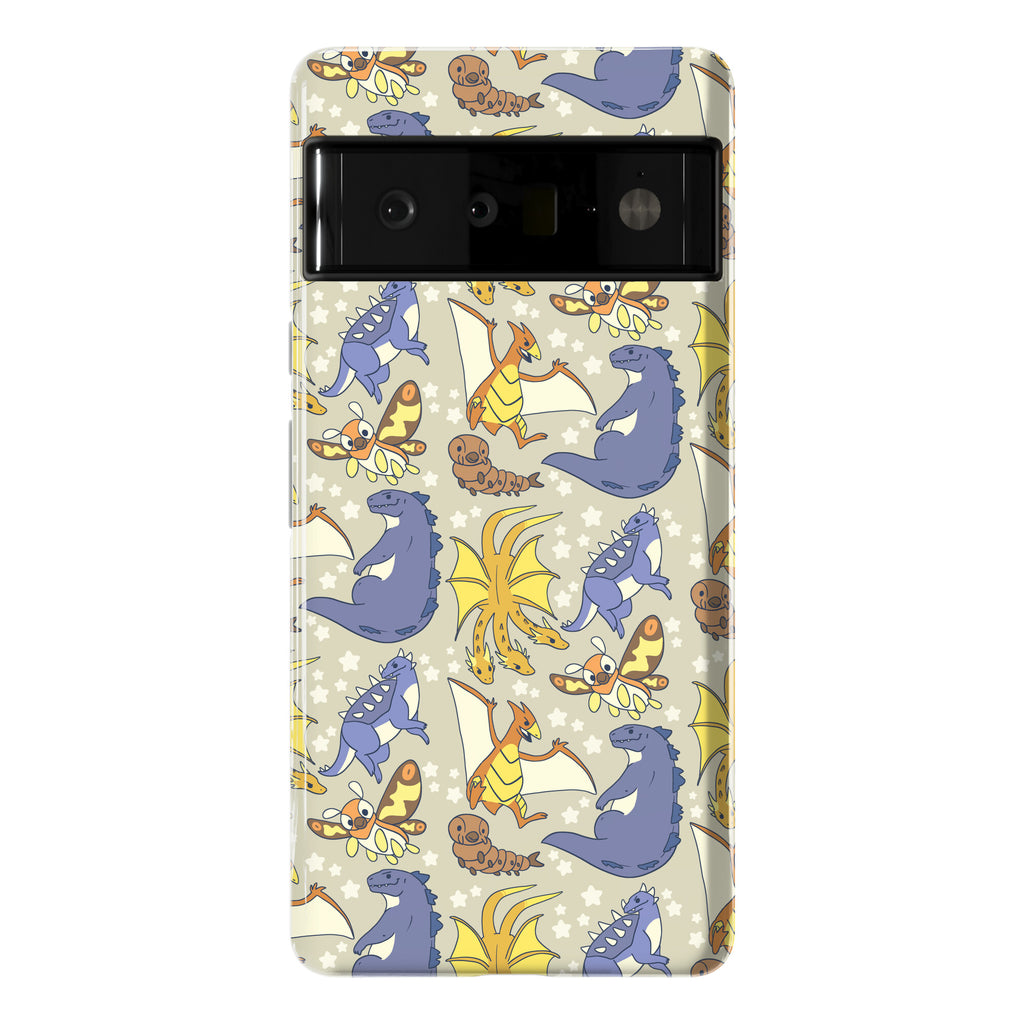 Godzilla and Friends Pattern Phone Case
