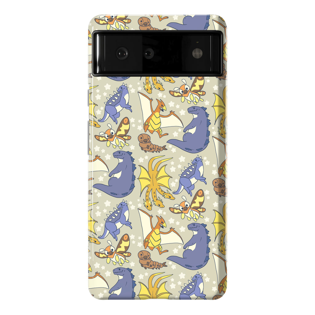 Godzilla and Friends Pattern Phone Case