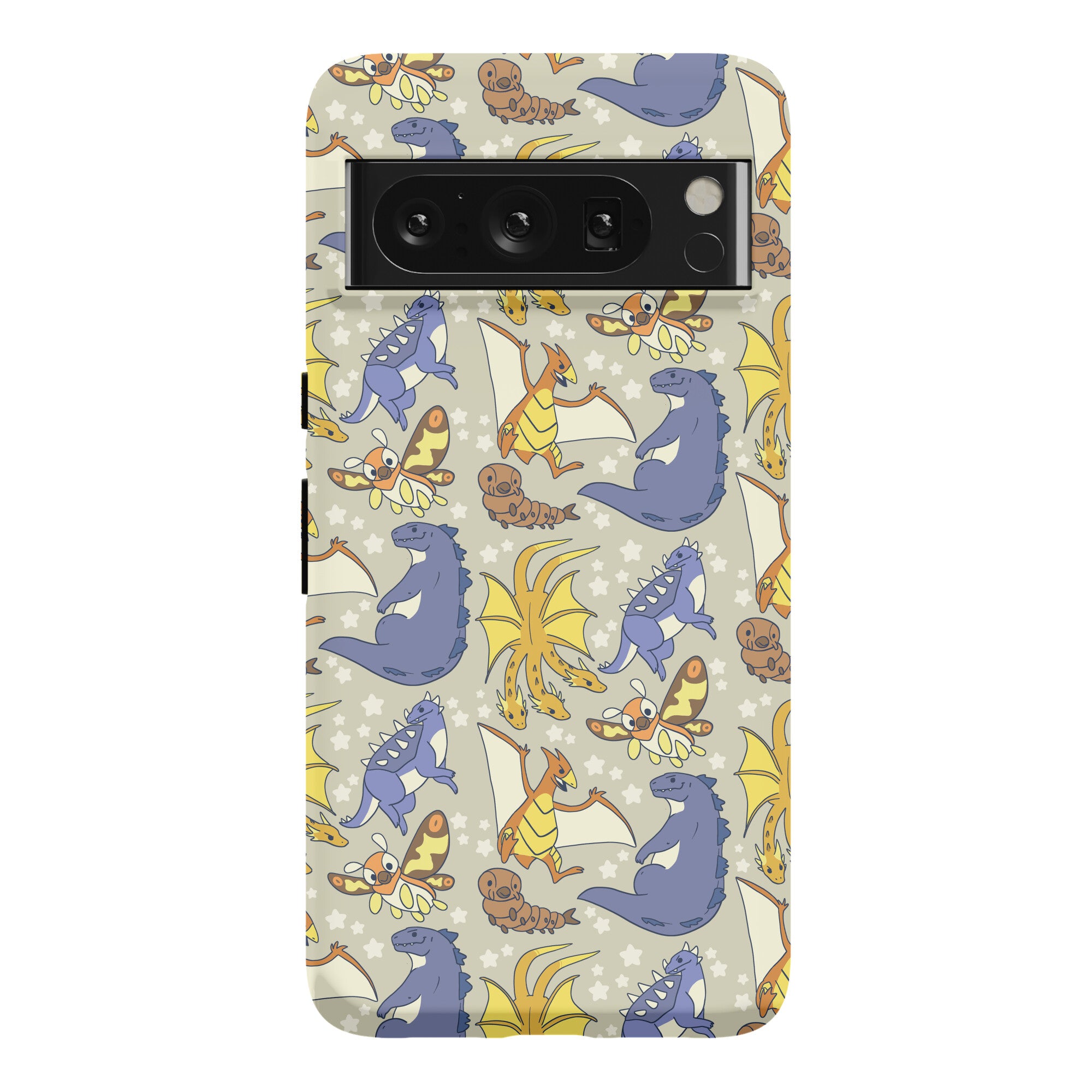 Godzilla and Friends Pattern Phone Case