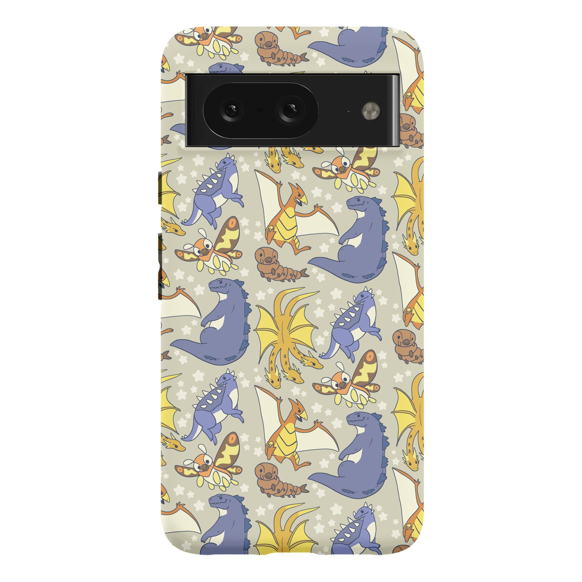 Godzilla and Friends Pattern Phone Case