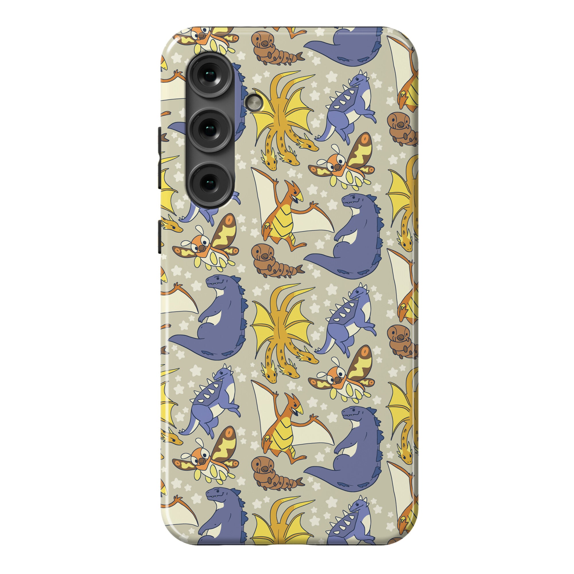 Godzilla and Friends Pattern Phone Case