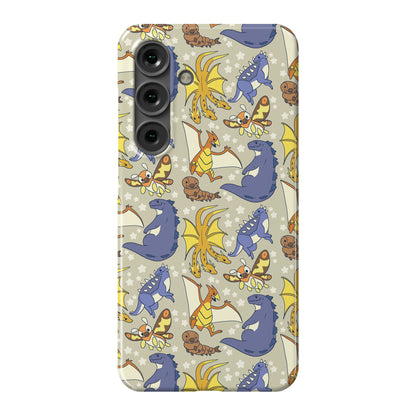 Godzilla and Friends Pattern Phone Case