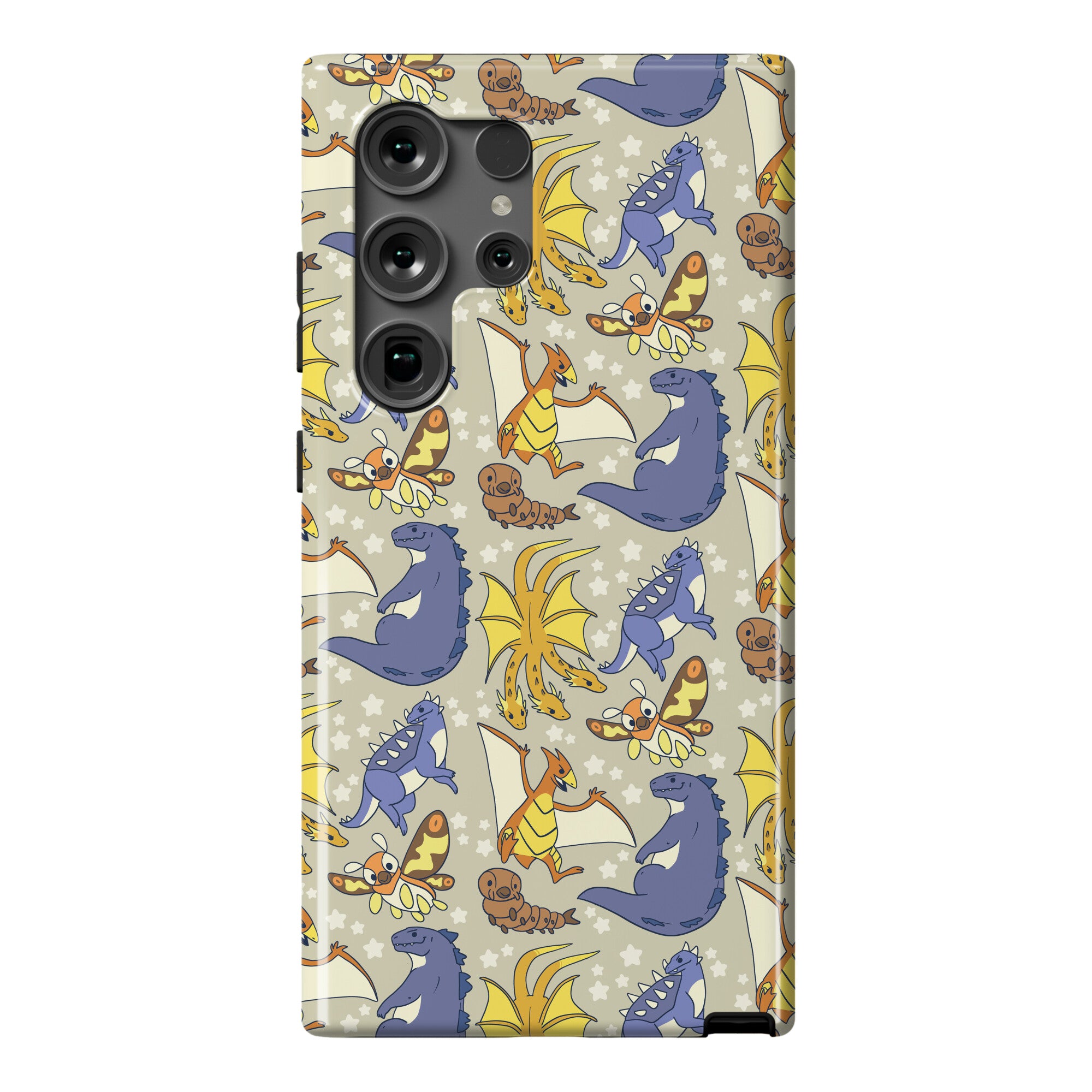 Godzilla and Friends Pattern Phone Case
