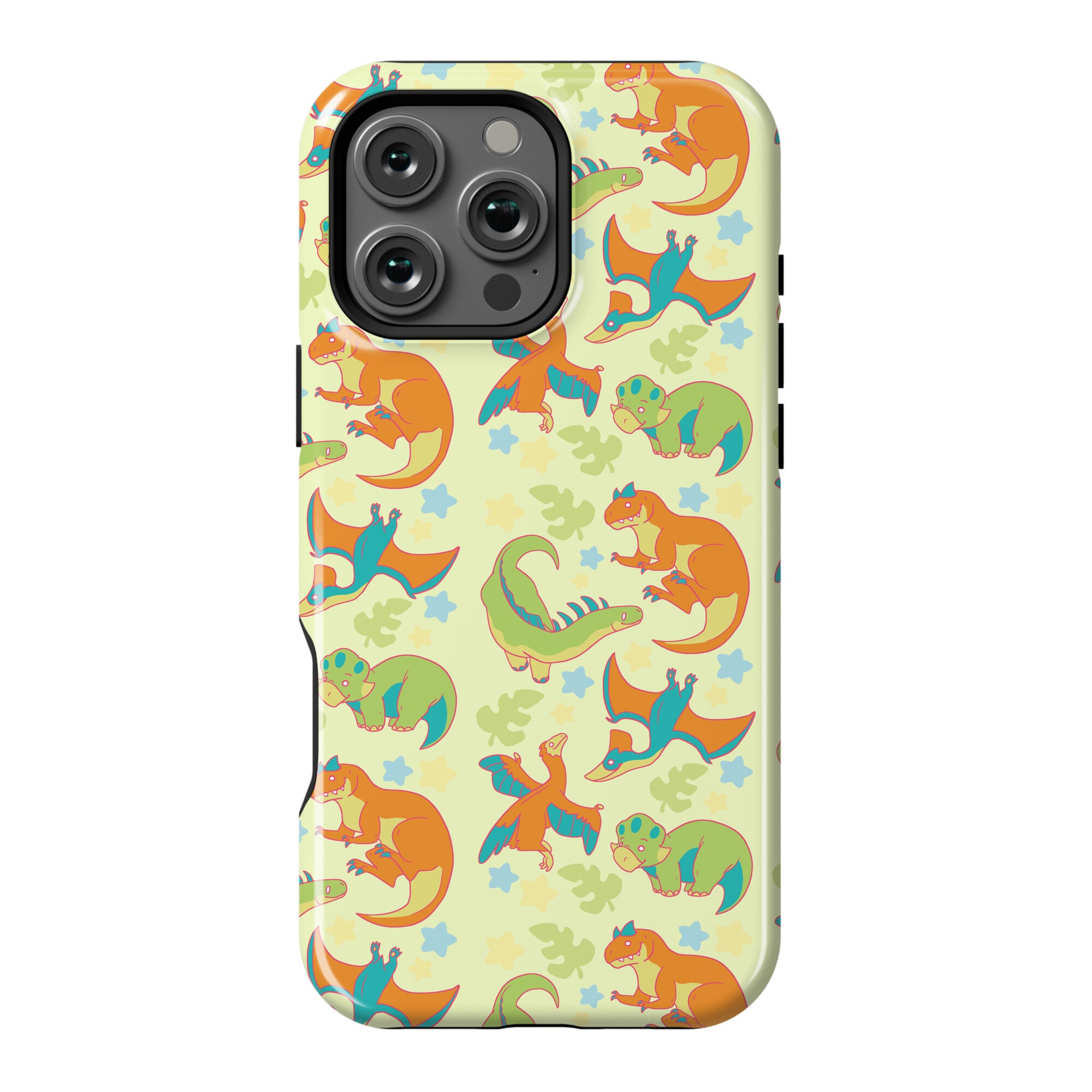 Funky Dinosaur Friends Pattern Phone Case