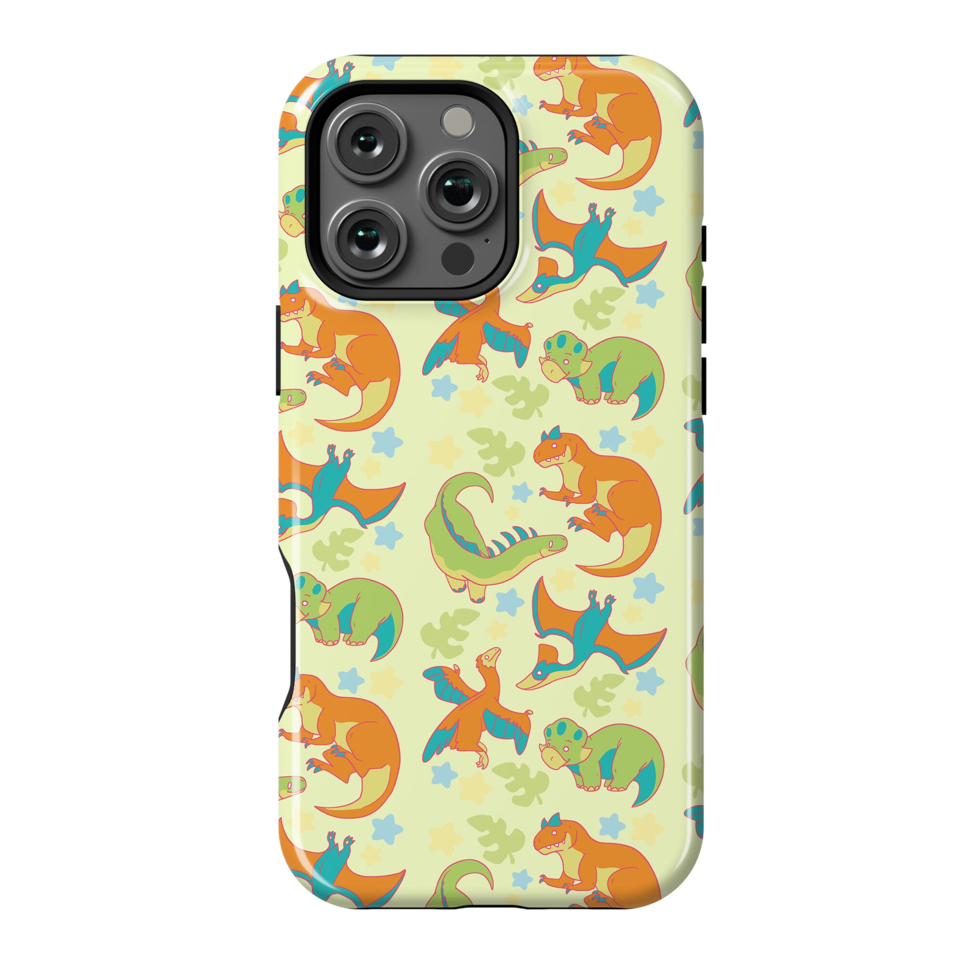 Funky Dinosaur Friends Pattern Phone Case
