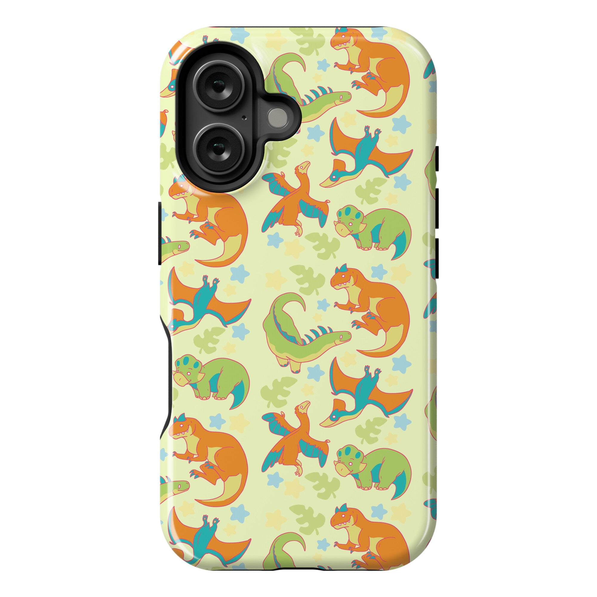 Funky Dinosaur Friends Pattern Phone Case