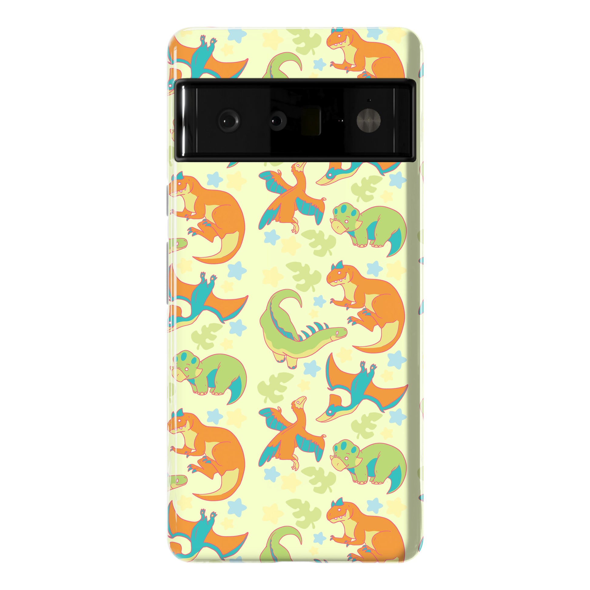 Funky Dinosaur Friends Pattern Phone Case