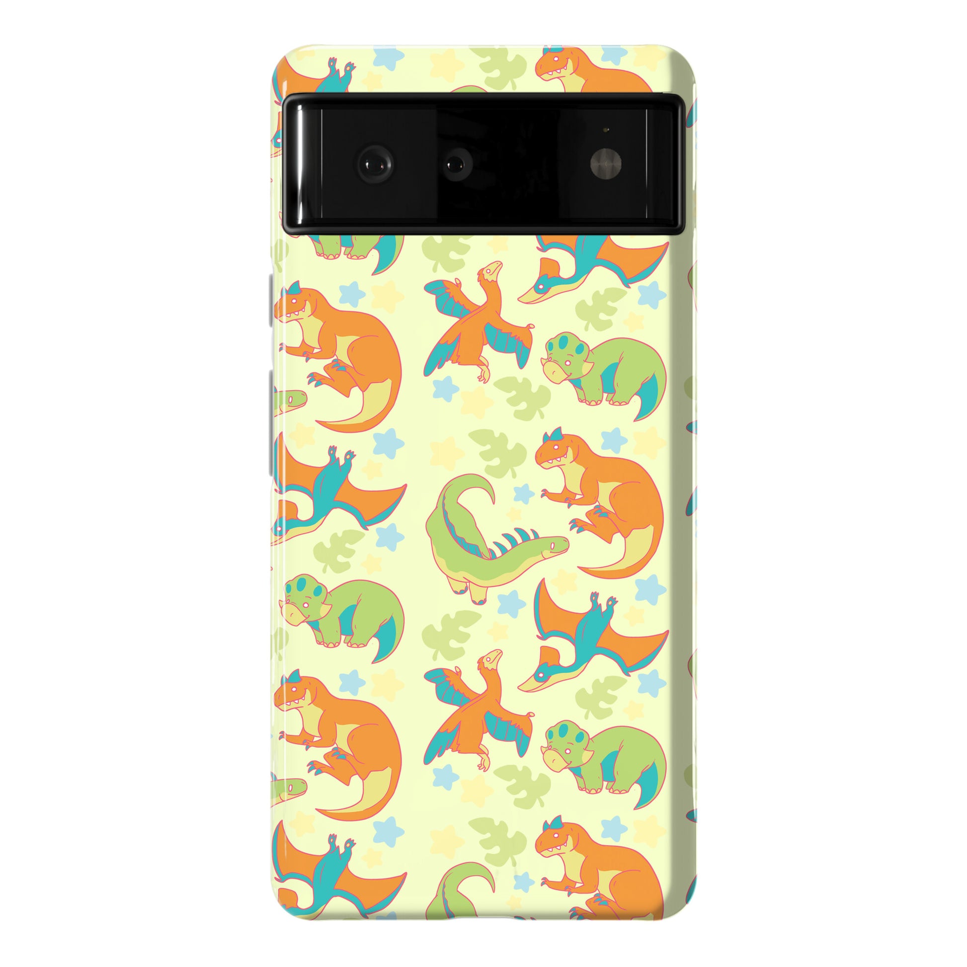 Funky Dinosaur Friends Pattern Phone Case