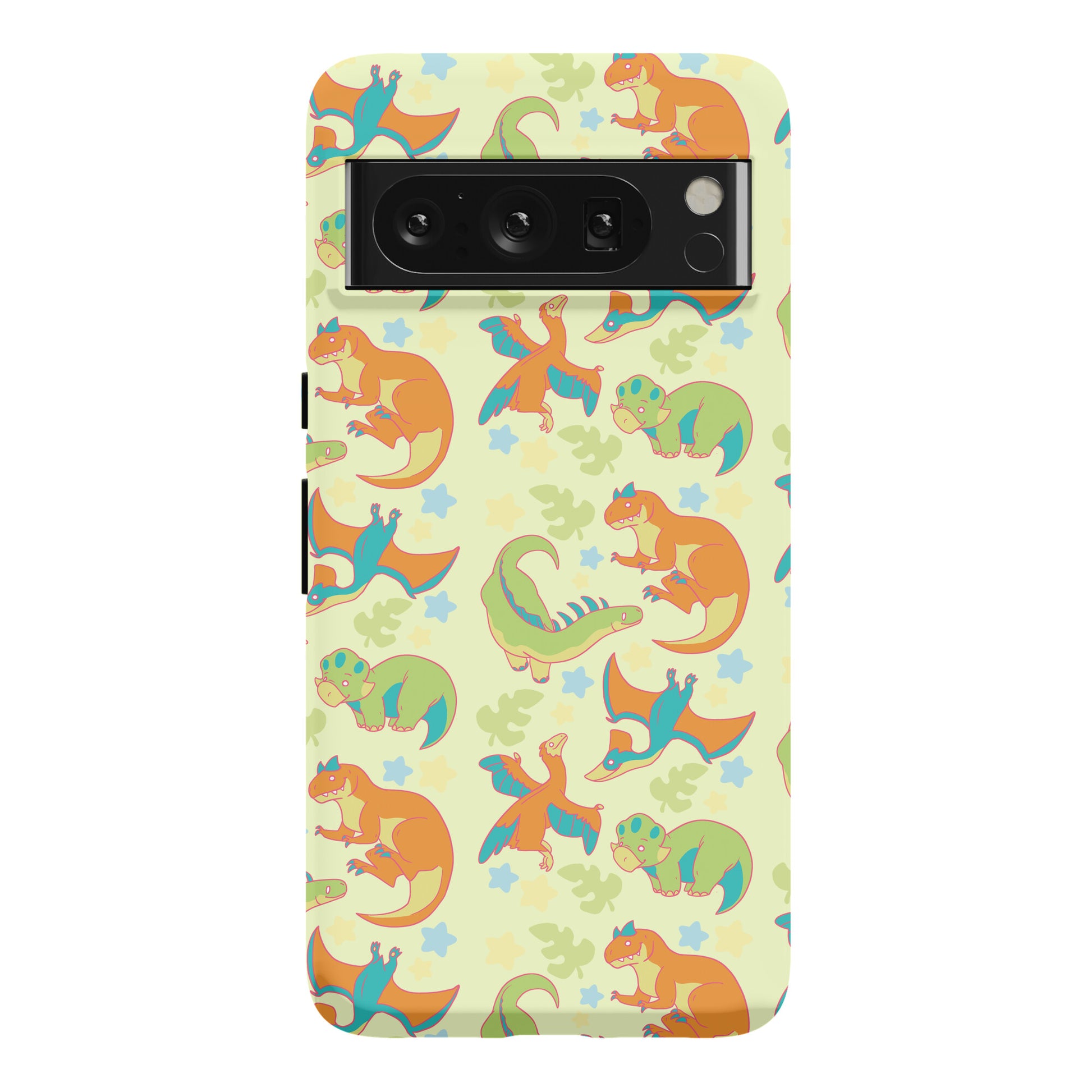 Funky Dinosaur Friends Pattern Phone Case