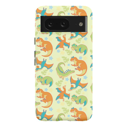 Funky Dinosaur Friends Pattern Phone Case