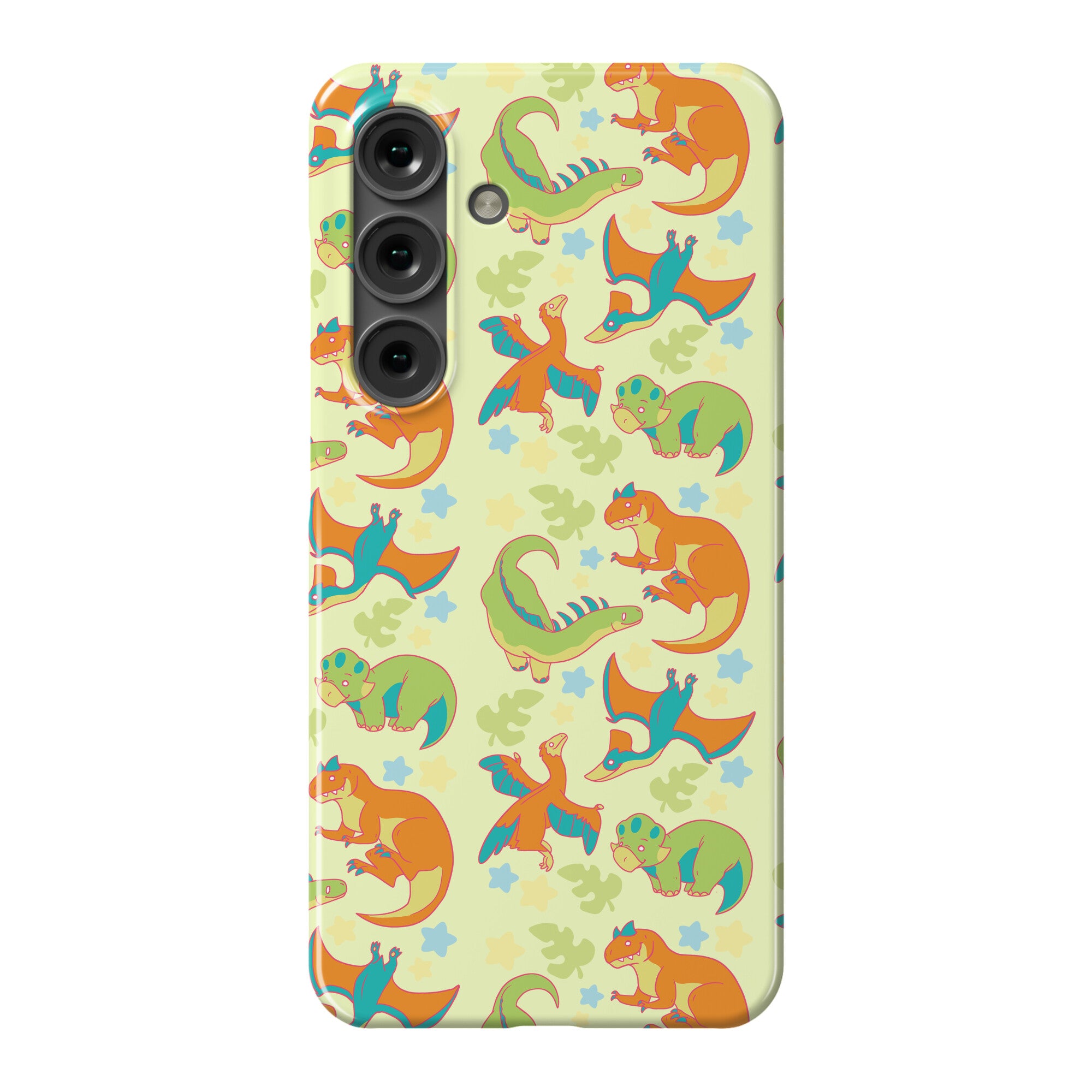 Funky Dinosaur Friends Pattern Phone Case