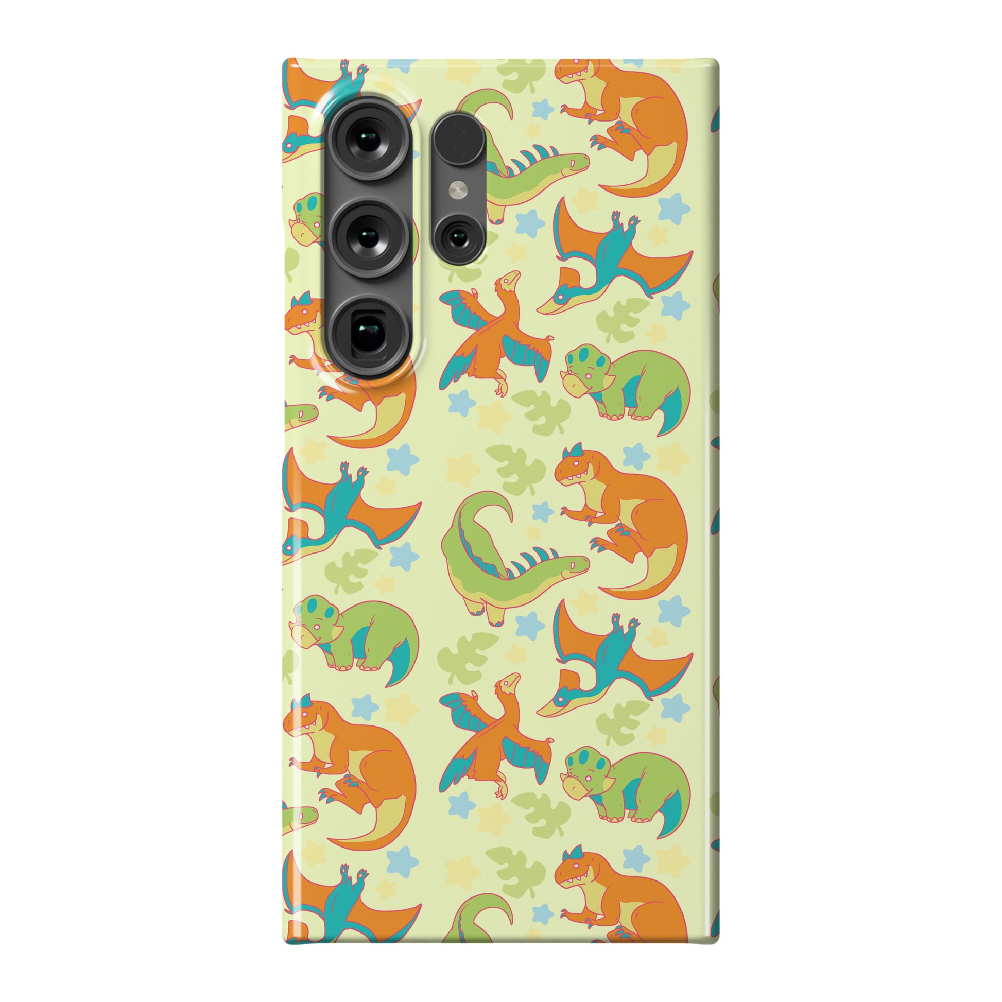 Funky Dinosaur Friends Pattern Phone Case