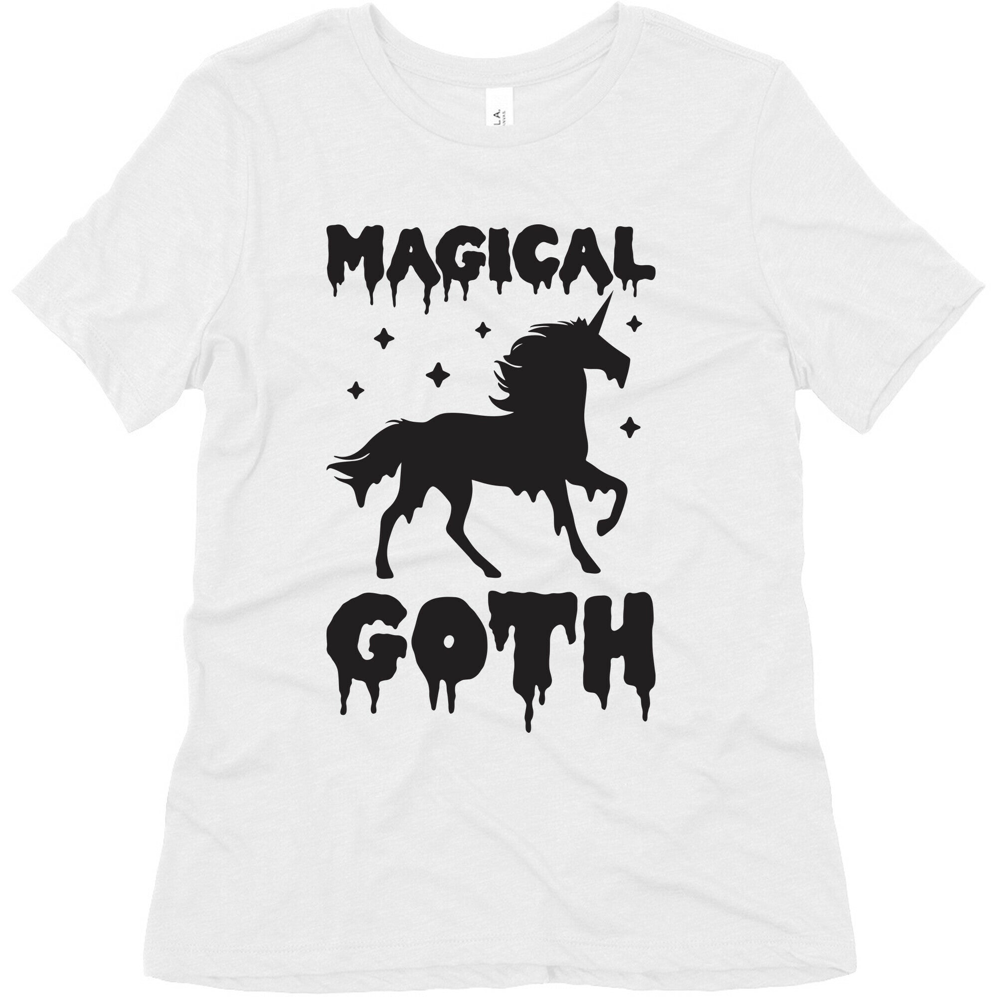 Magical Goth Unicorn Women's Triblend Tee