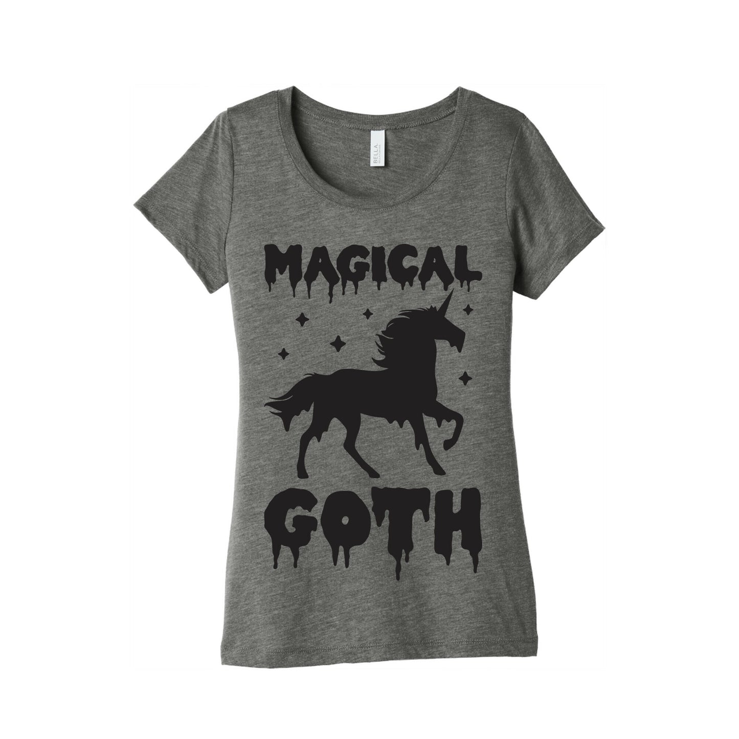 Magical Goth Unicorn Women's Triblend Tee