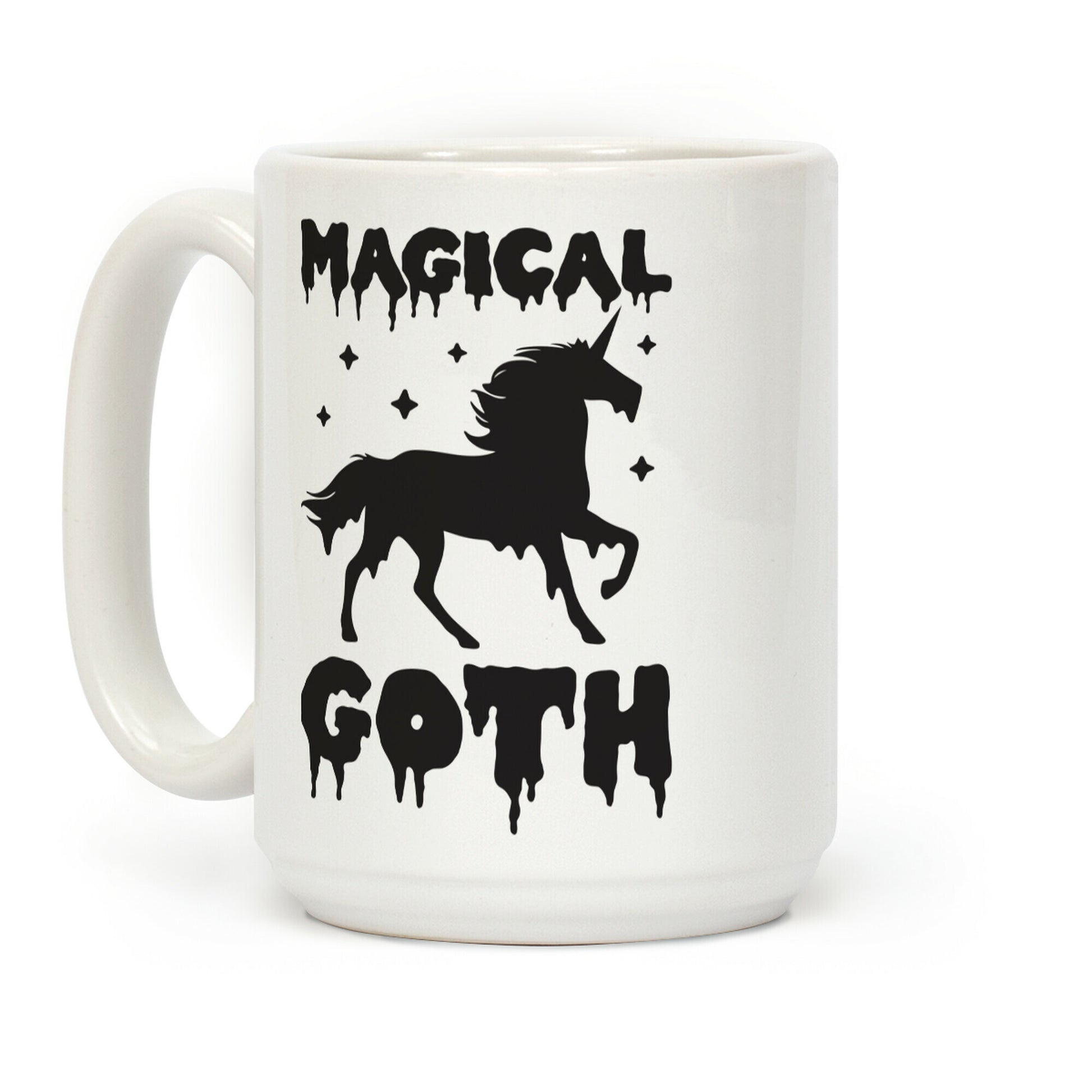 Magical Goth Unicorn Coffee Mug