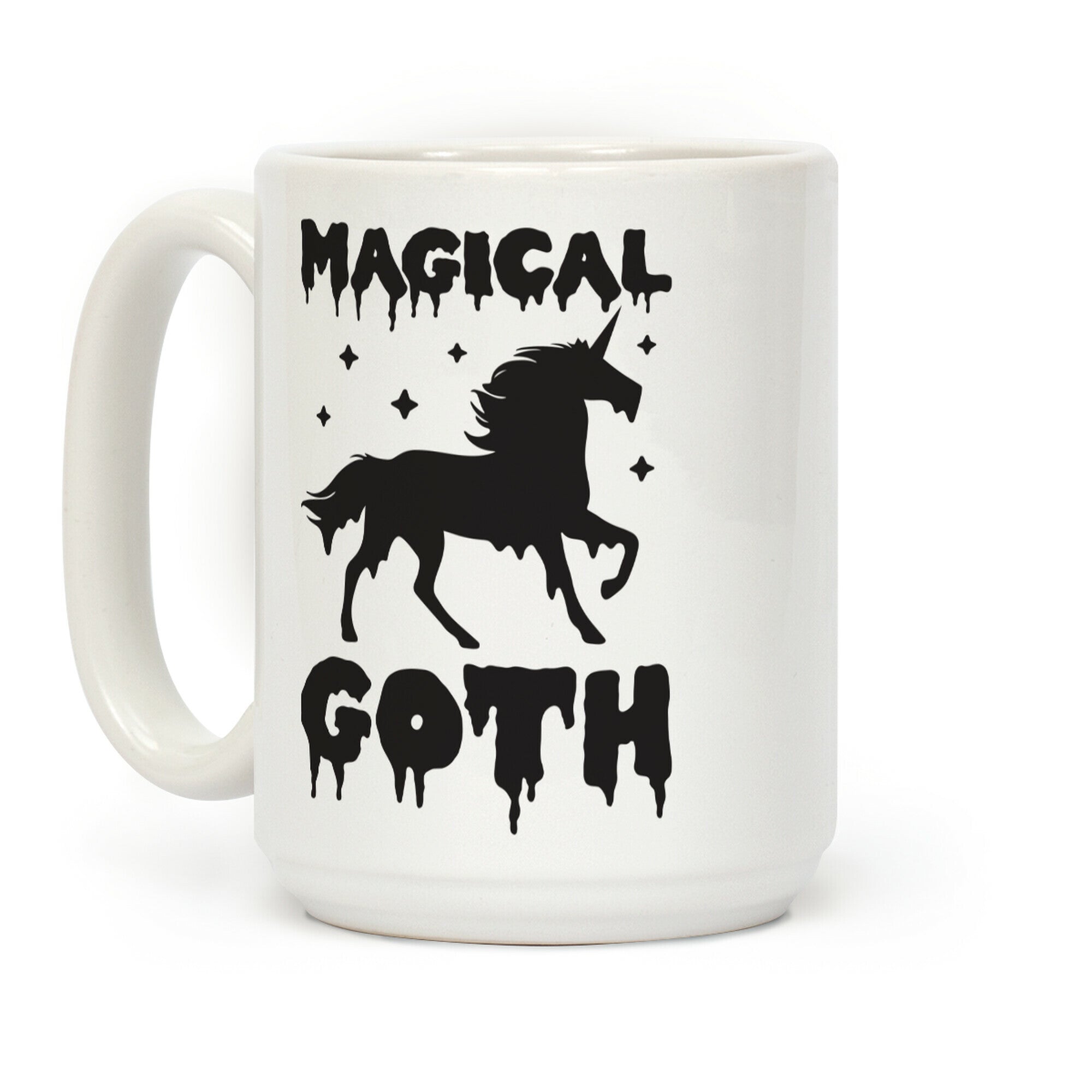 Magical Goth Unicorn Coffee Mug