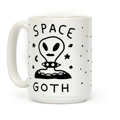 Space Goth Alien Coffee Mug