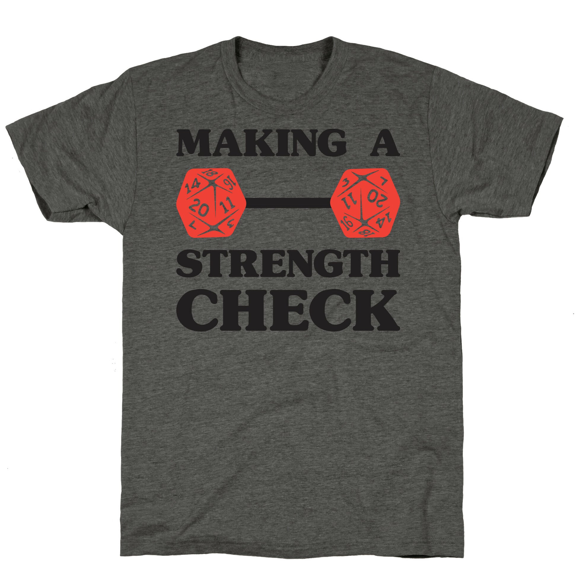 Making A Strength Check Unisex Triblend Tee