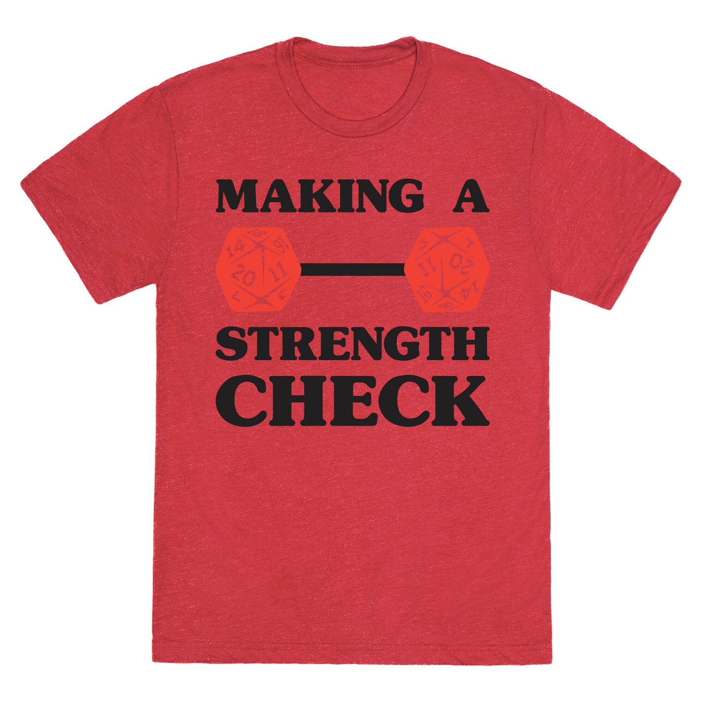 Making A Strength Check Unisex Triblend Tee