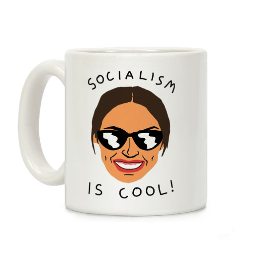 Socialism Is Cool Alexandria Ocasio-Cortez Coffee Mug