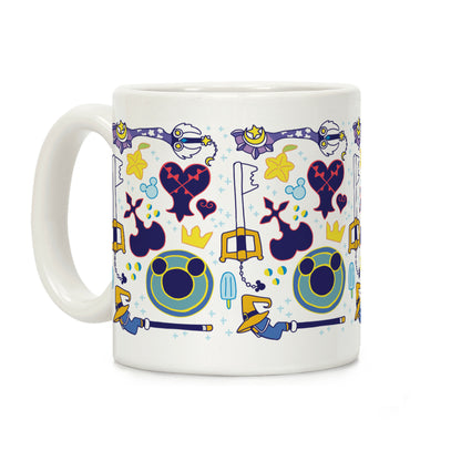 Kingdom Hearts pattern Coffee Mug