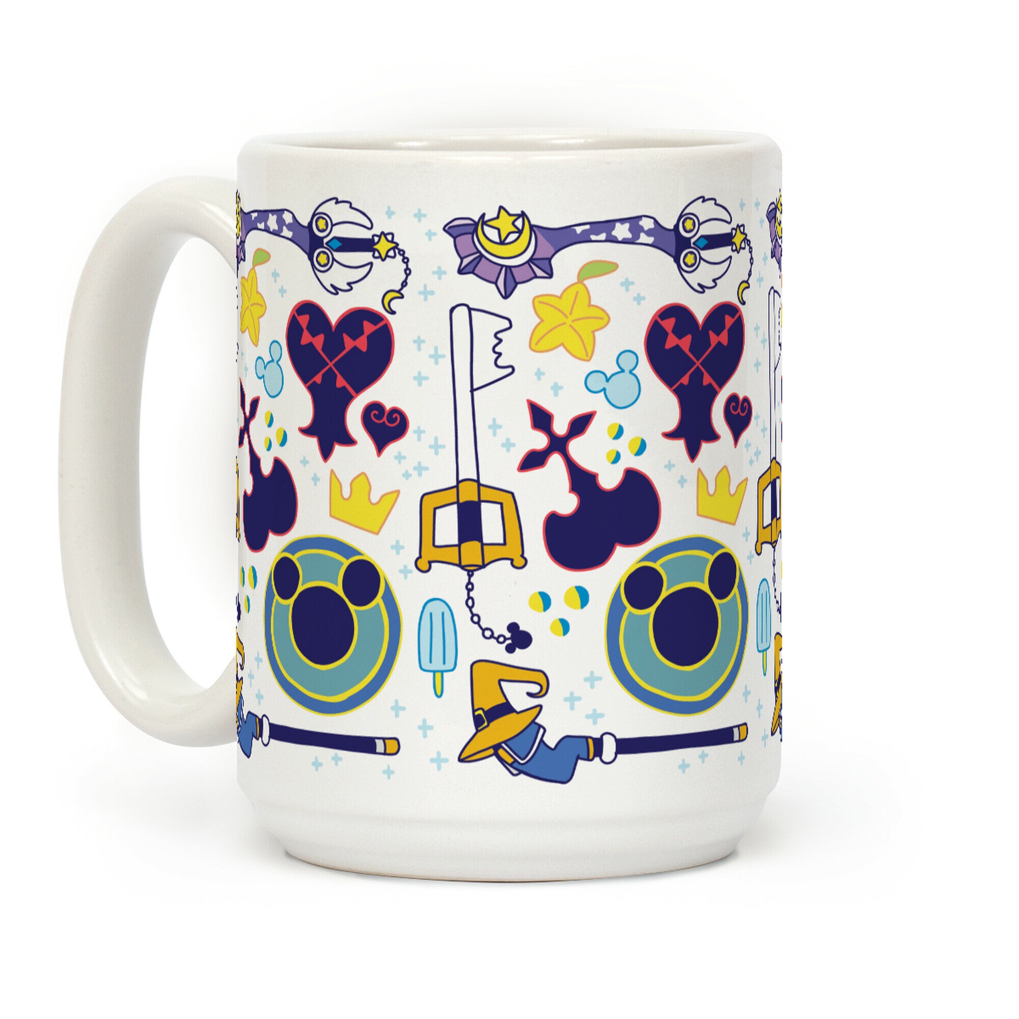 Kingdom Hearts pattern Coffee Mug