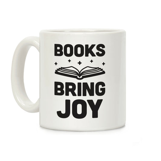 Books Bring Joy Coffee Mug