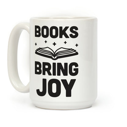 Books Bring Joy Coffee Mug