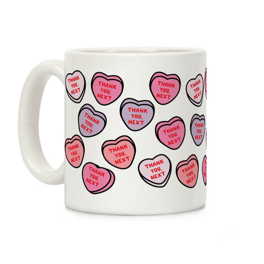Thank You Next Candy Hearts Coffee Mug