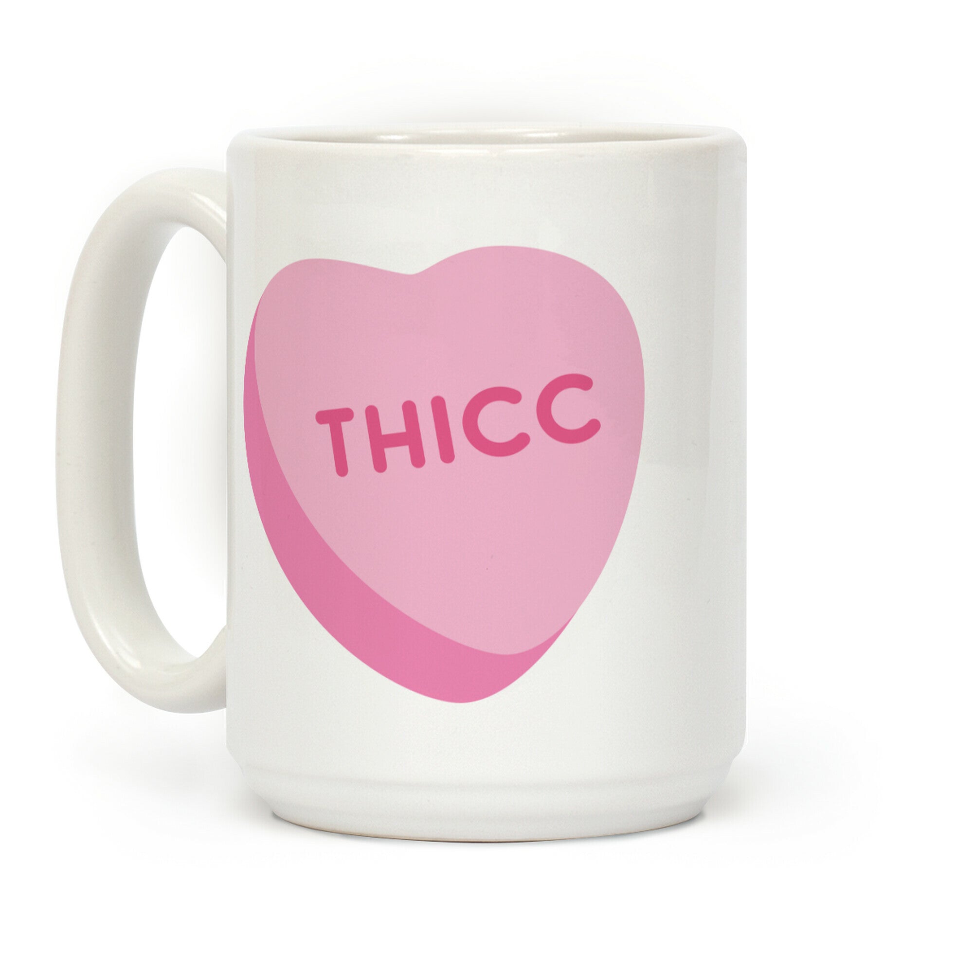 Thicc Candy Heart Coffee Mug