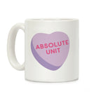 Absolute Unit Candy Heart Coffee Mug
