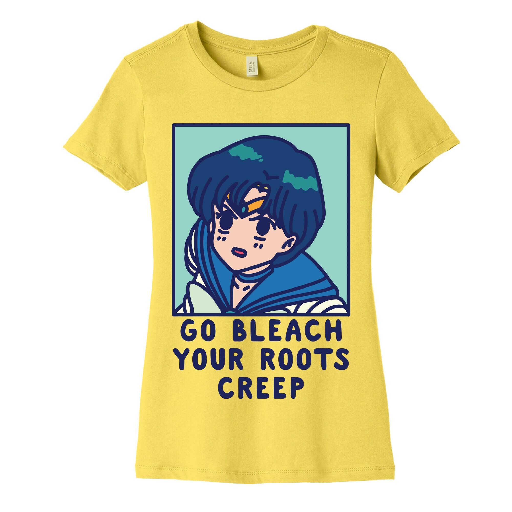 Go Bleach Your Roots Creep Sailor Mercury Women's Cotton Tee