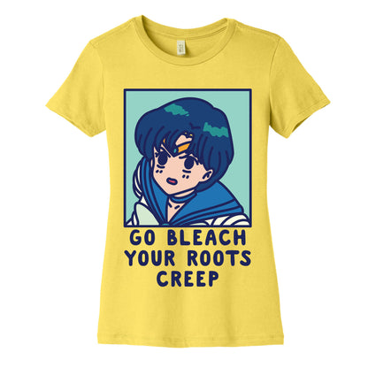 Go Bleach Your Roots Creep Sailor Mercury Women's Cotton Tee