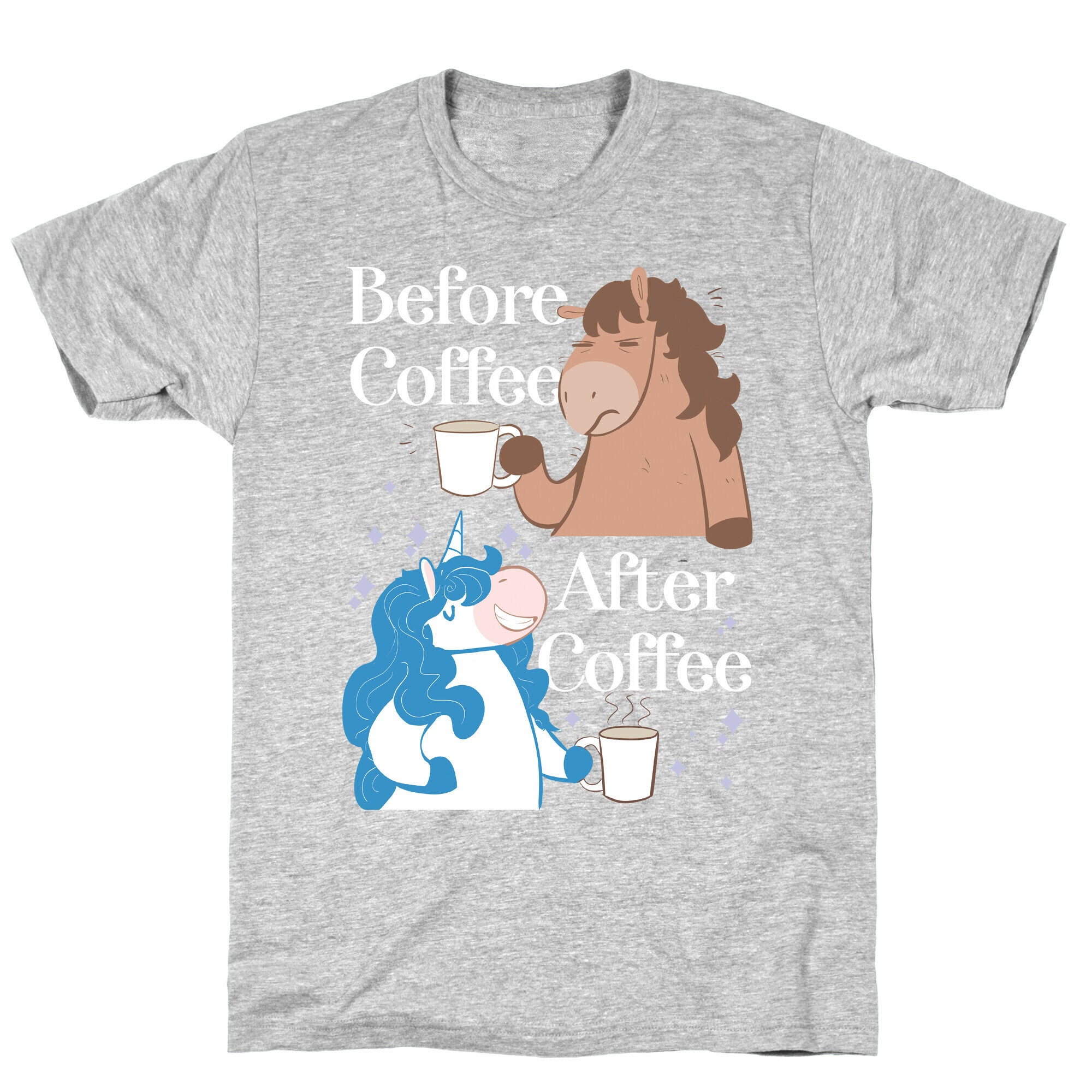 Before Coffee and After Coffee T-Shirt