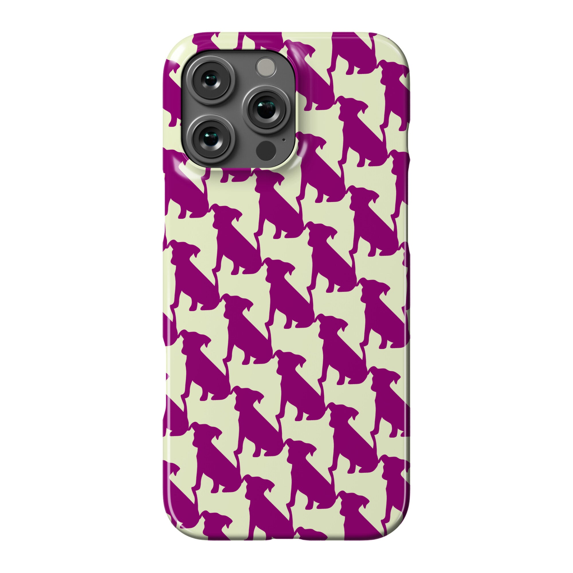 Dogtooth Pattern Phone Case