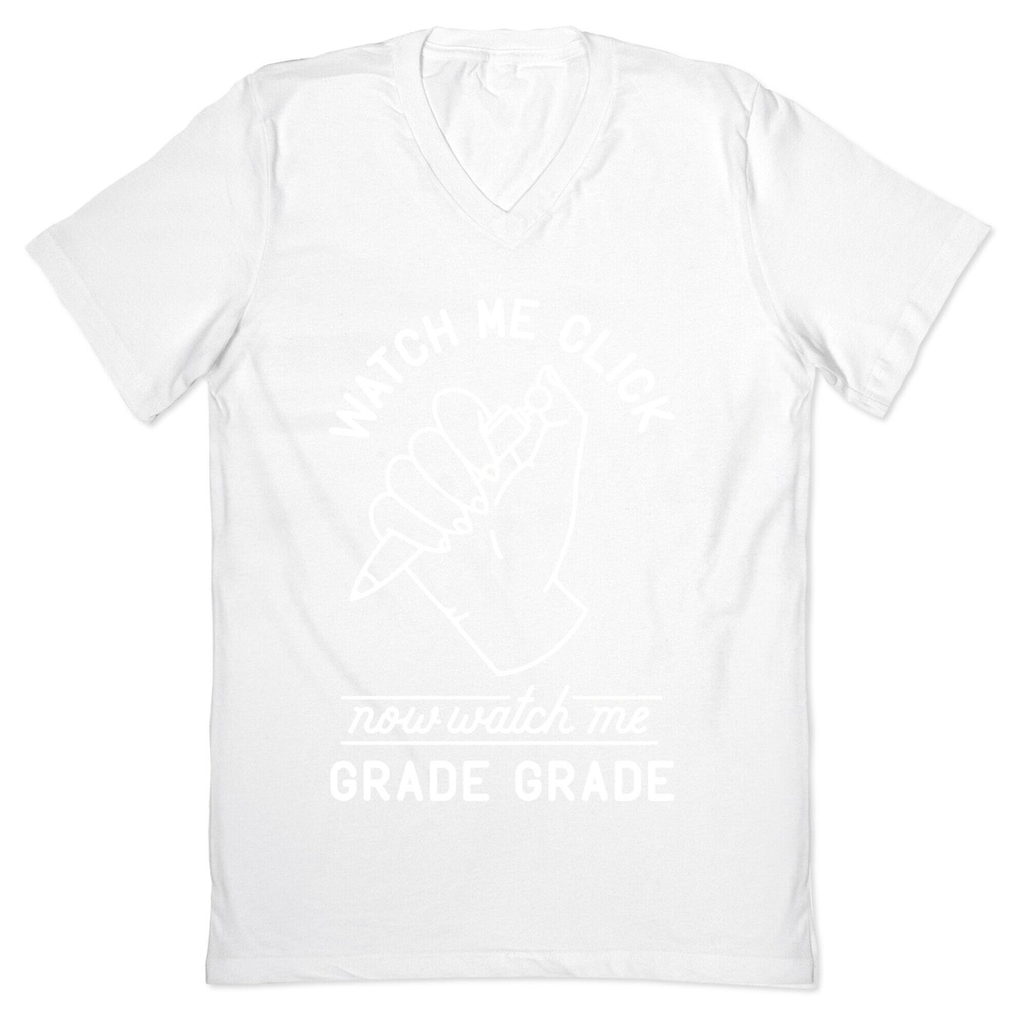 Watch Me Click Now Watch Me Grade Grade V-Neck