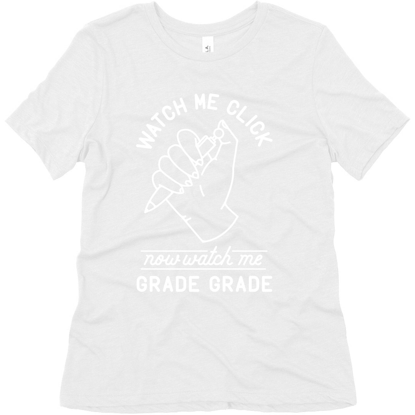 Watch Me Click Now Watch Me Grade Grade Women's Triblend Tee