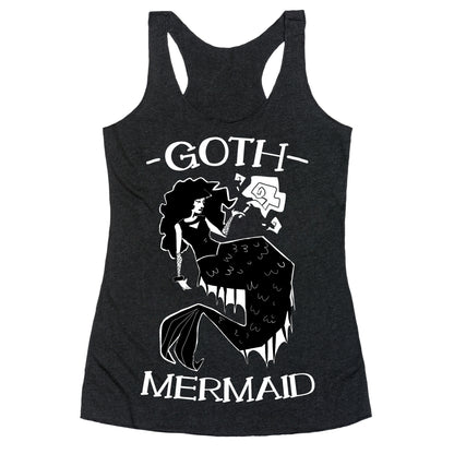 Goth Mermaid Racerback Tank