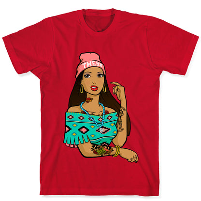 Hipster Pocahontas T-Shirt