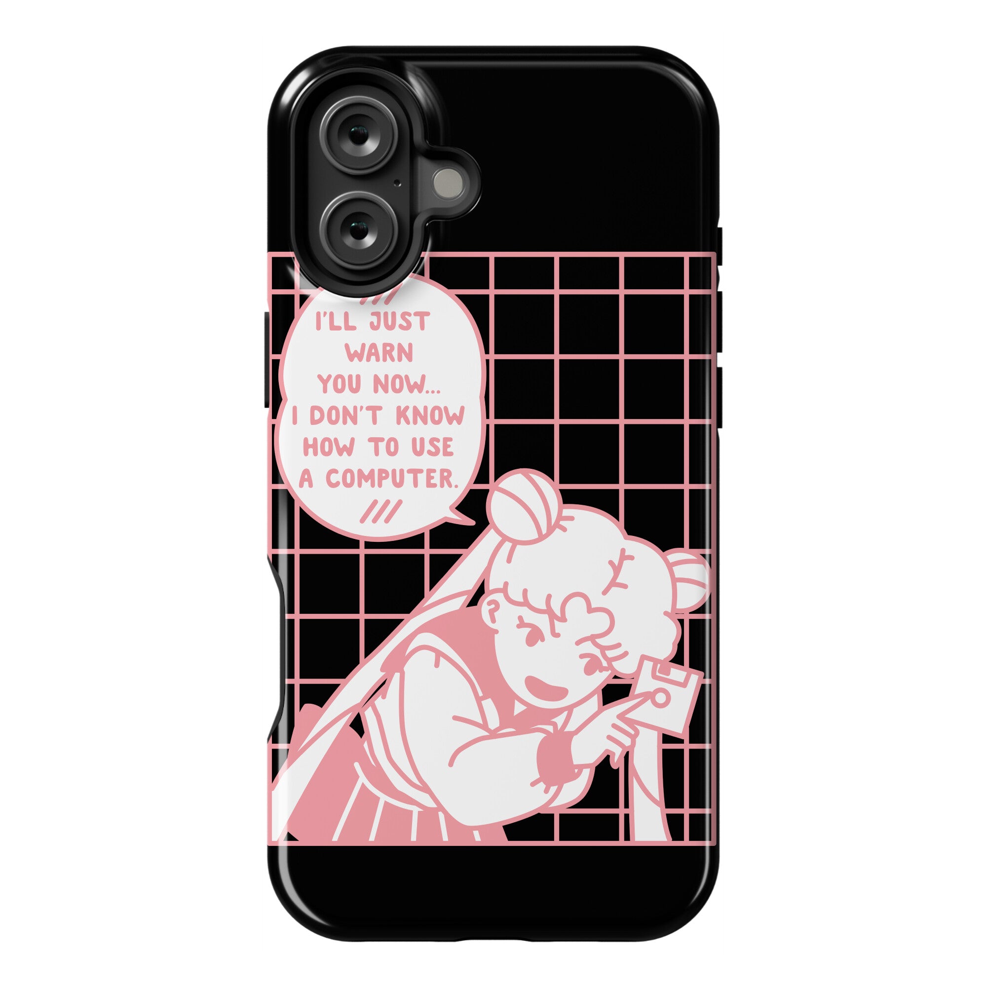 I Don't Know How To Use A Computer Sailor Moon Phone Case