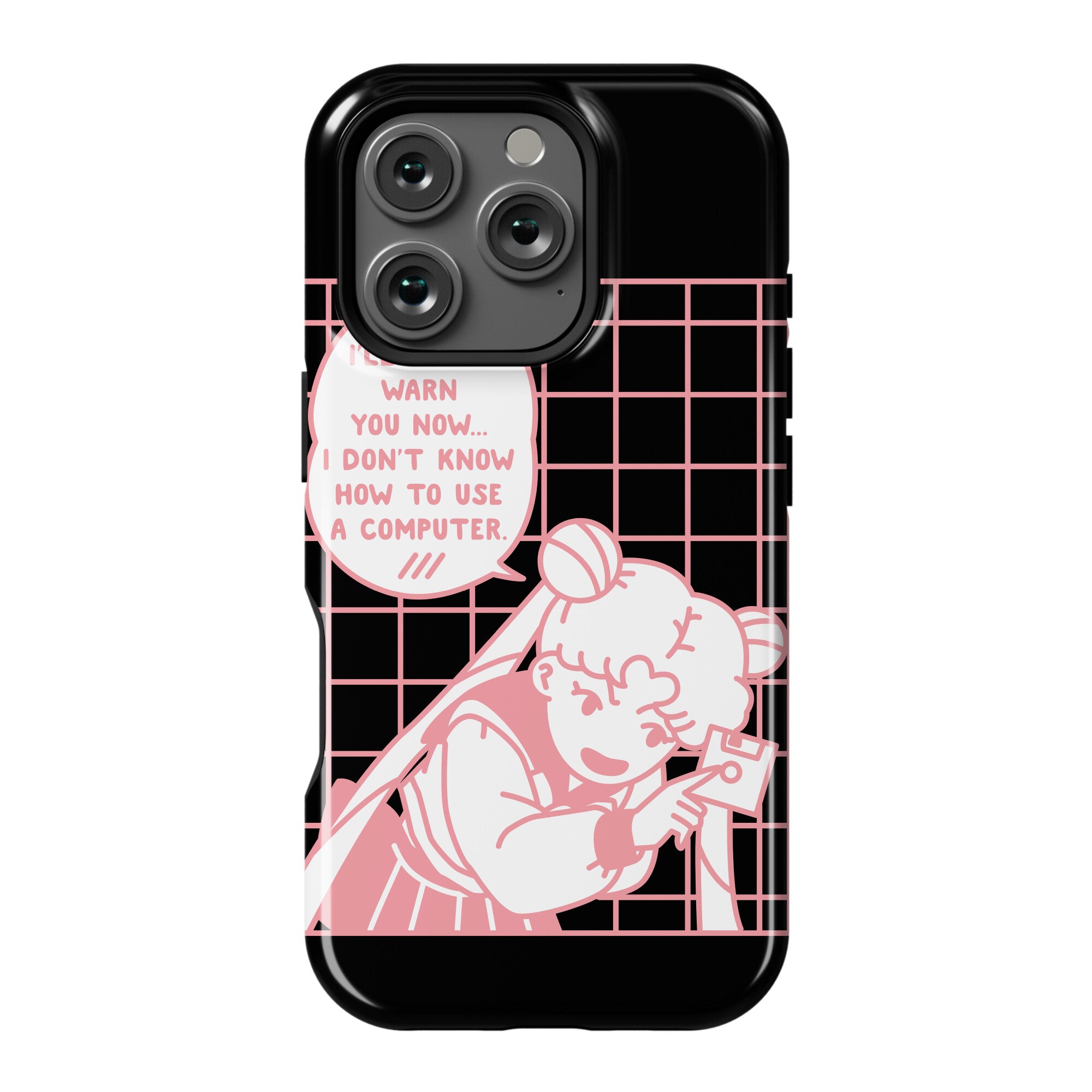 I Don't Know How To Use A Computer Sailor Moon Phone Case