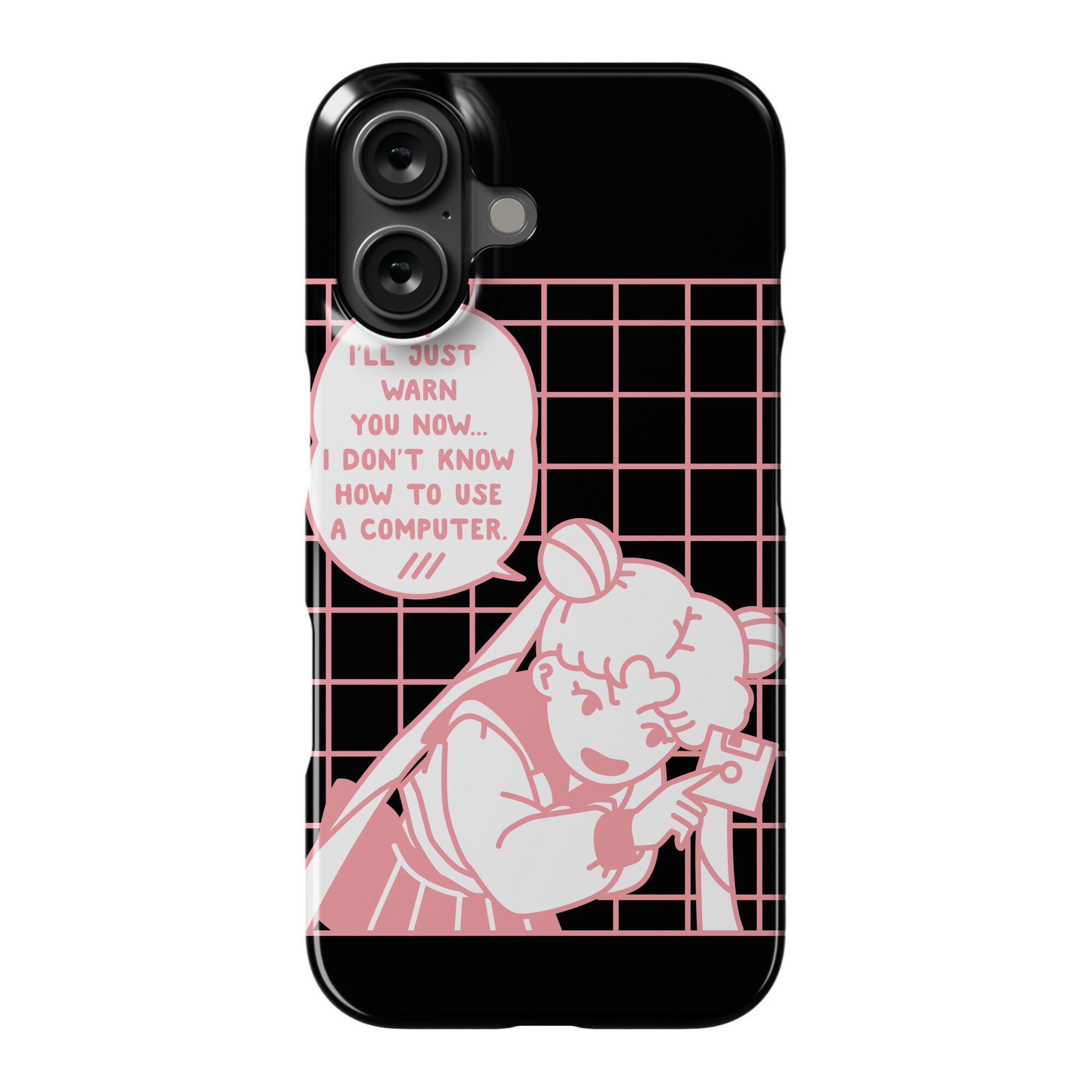 I Don't Know How To Use A Computer Sailor Moon Phone Case