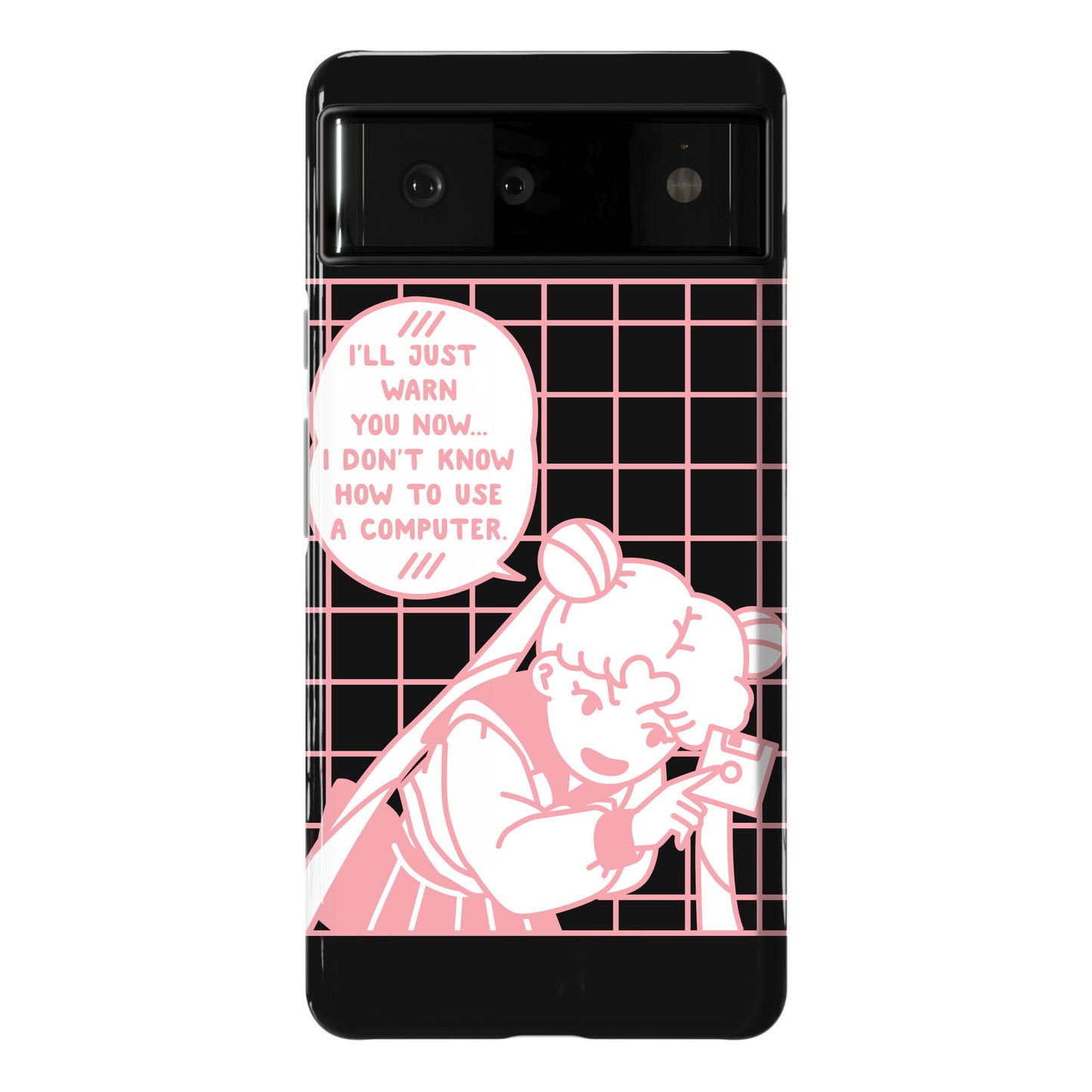 I Don't Know How To Use A Computer Sailor Moon Phone Case