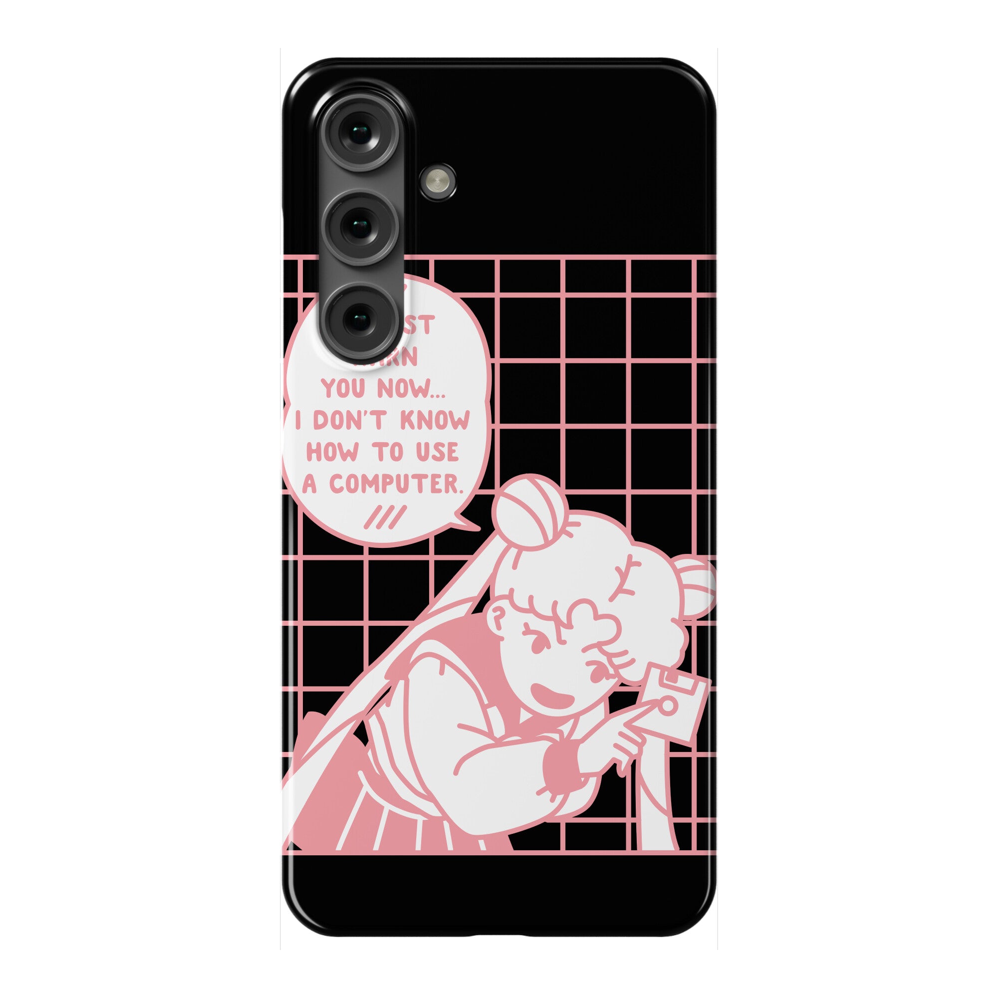 I Don't Know How To Use A Computer Sailor Moon Phone Case