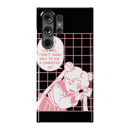 I Don't Know How To Use A Computer Sailor Moon Phone Case